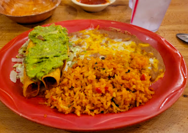 Mi Amigo Ricardo signature dishes Ricardo's Bandito Burger
Chicken Flauta
Chorizo Con Huevos